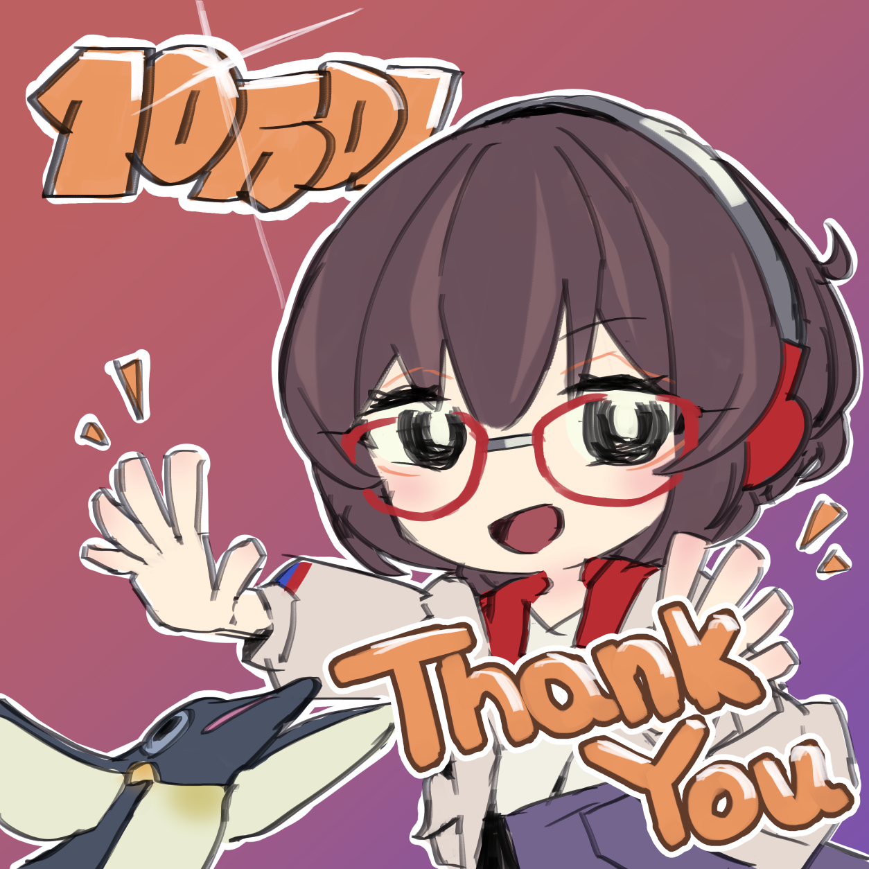 Chill with Youの8万DL記念バナー