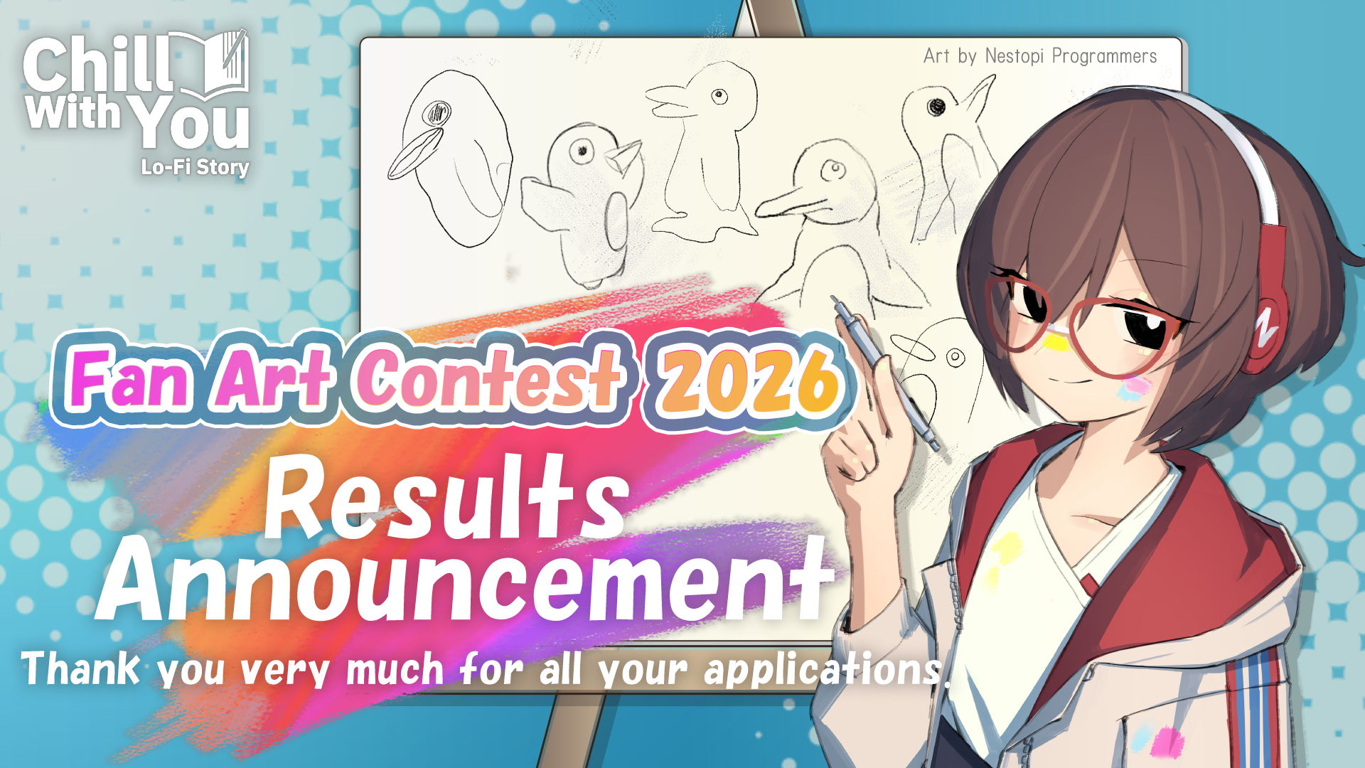 Chill with You Fan Art Contest 2026 Key Visual